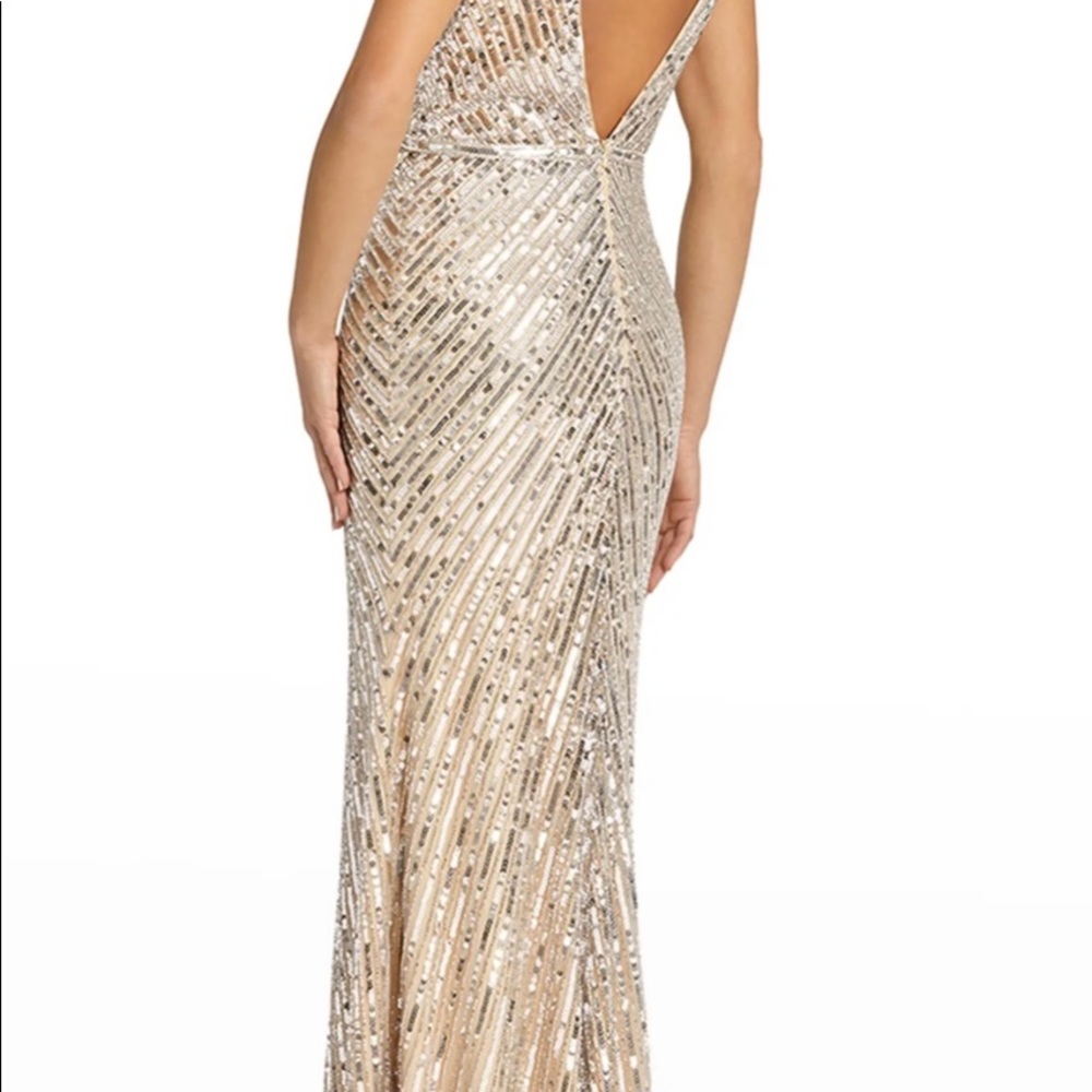 Mac Duggal Brand New With Tags Long Wrap Gown